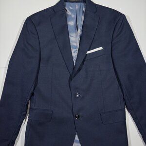 Zara Men's Suit Blazer Navy - Size EUR 46 USA 36